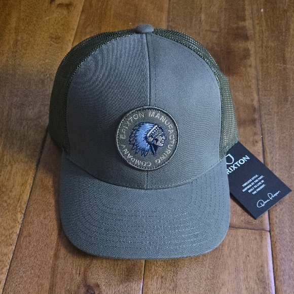 Brixton Other - NWT Men's Brixton "Rival Stamp X MP Mesh Trucker Cap". Color Olive Surplus. O/S.
